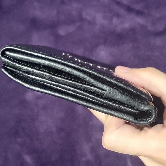 Yves Saint Laurent Studded Black Wallet Clutch - Picture 8 of 11